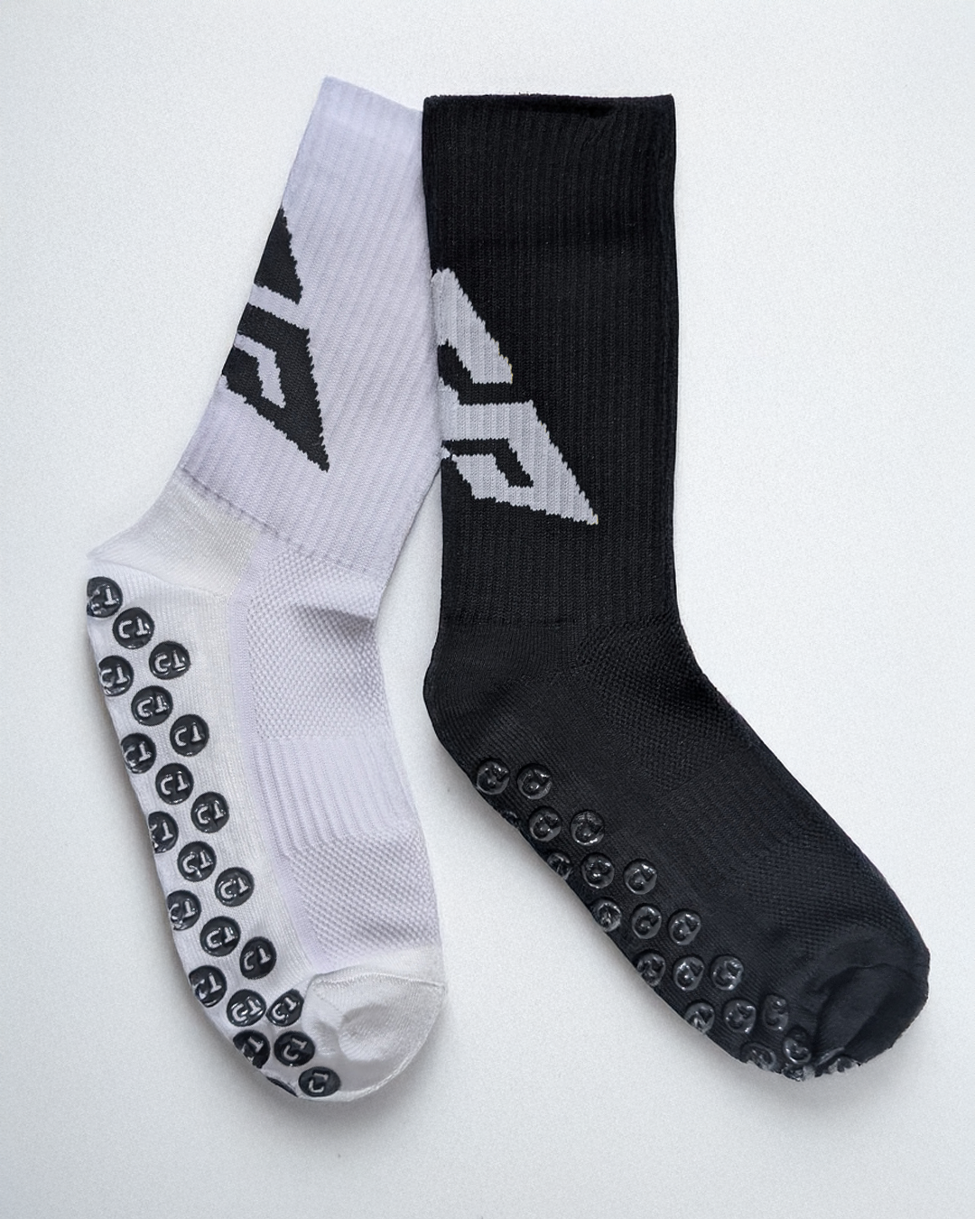 Grip Socks (White and Black)