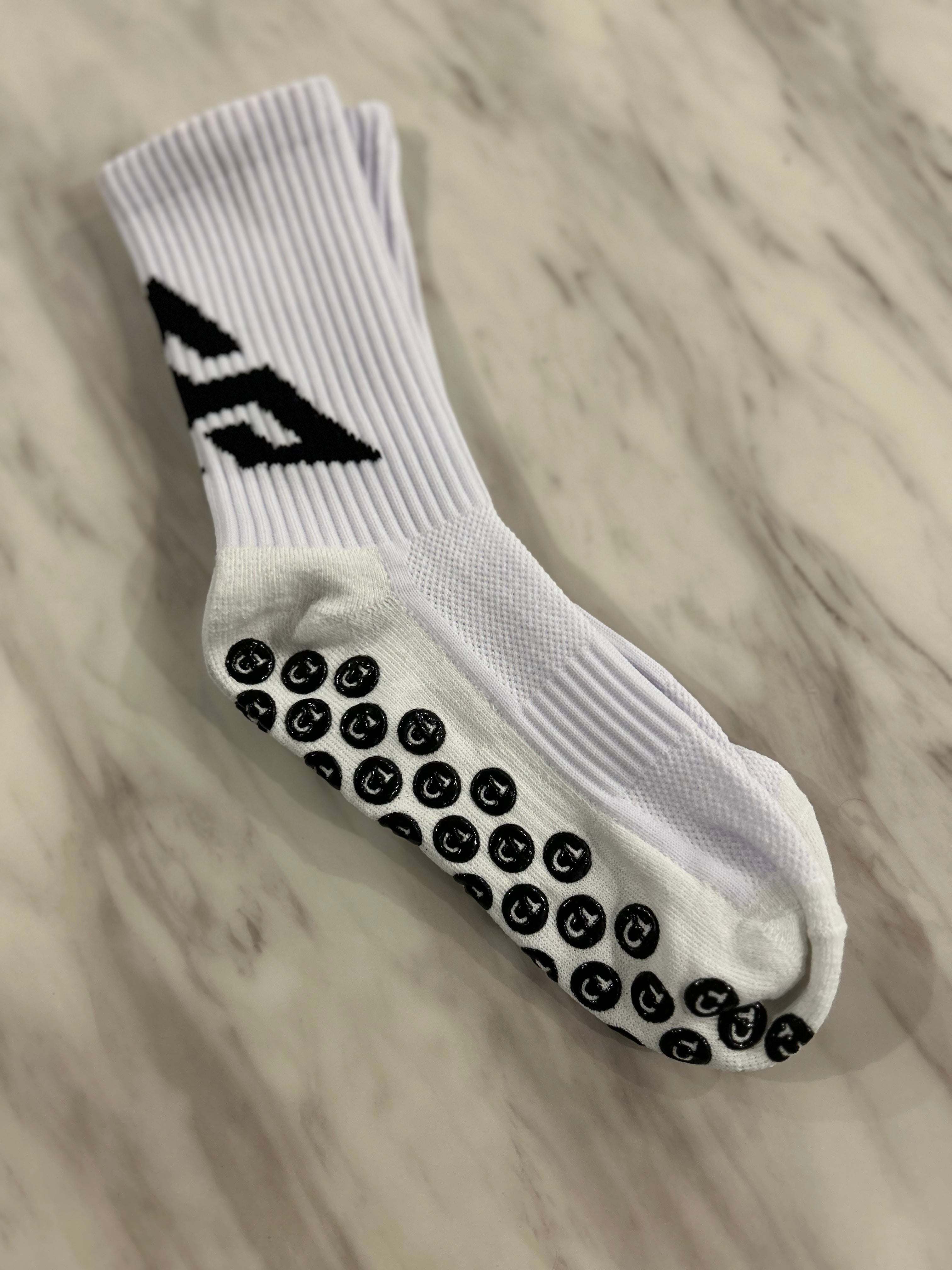 White Grip Socks