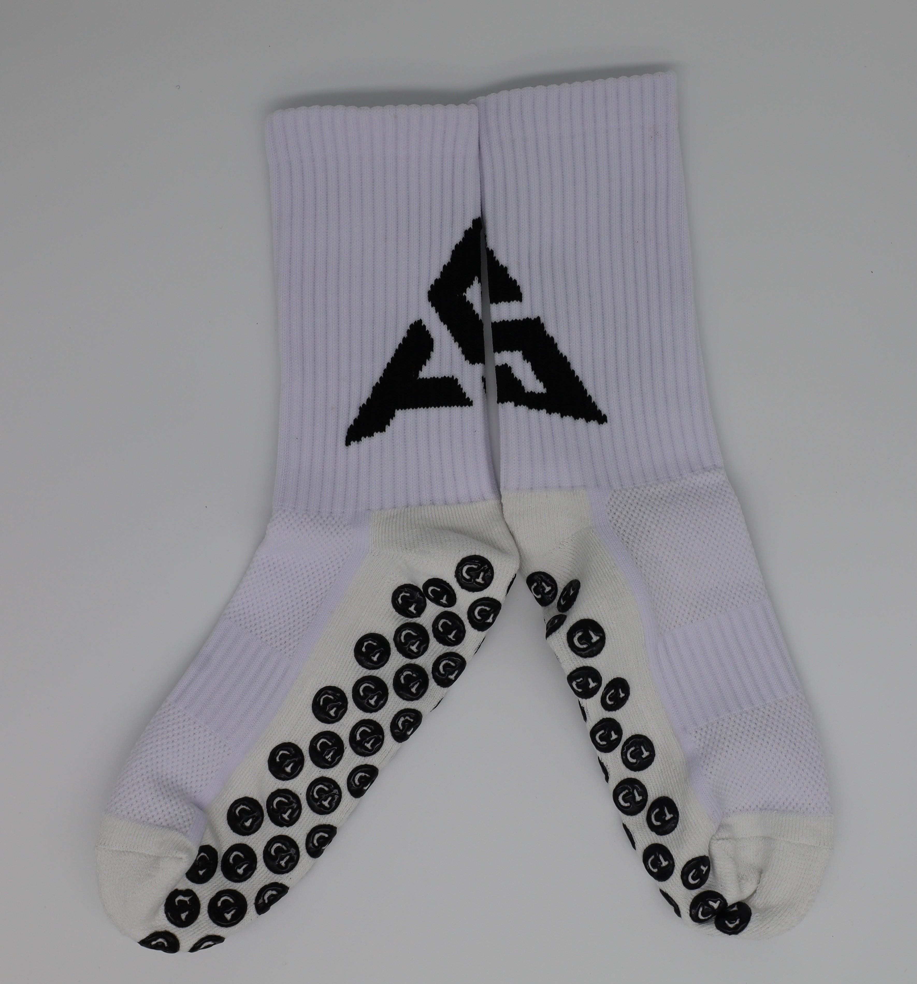 White Grip Socks