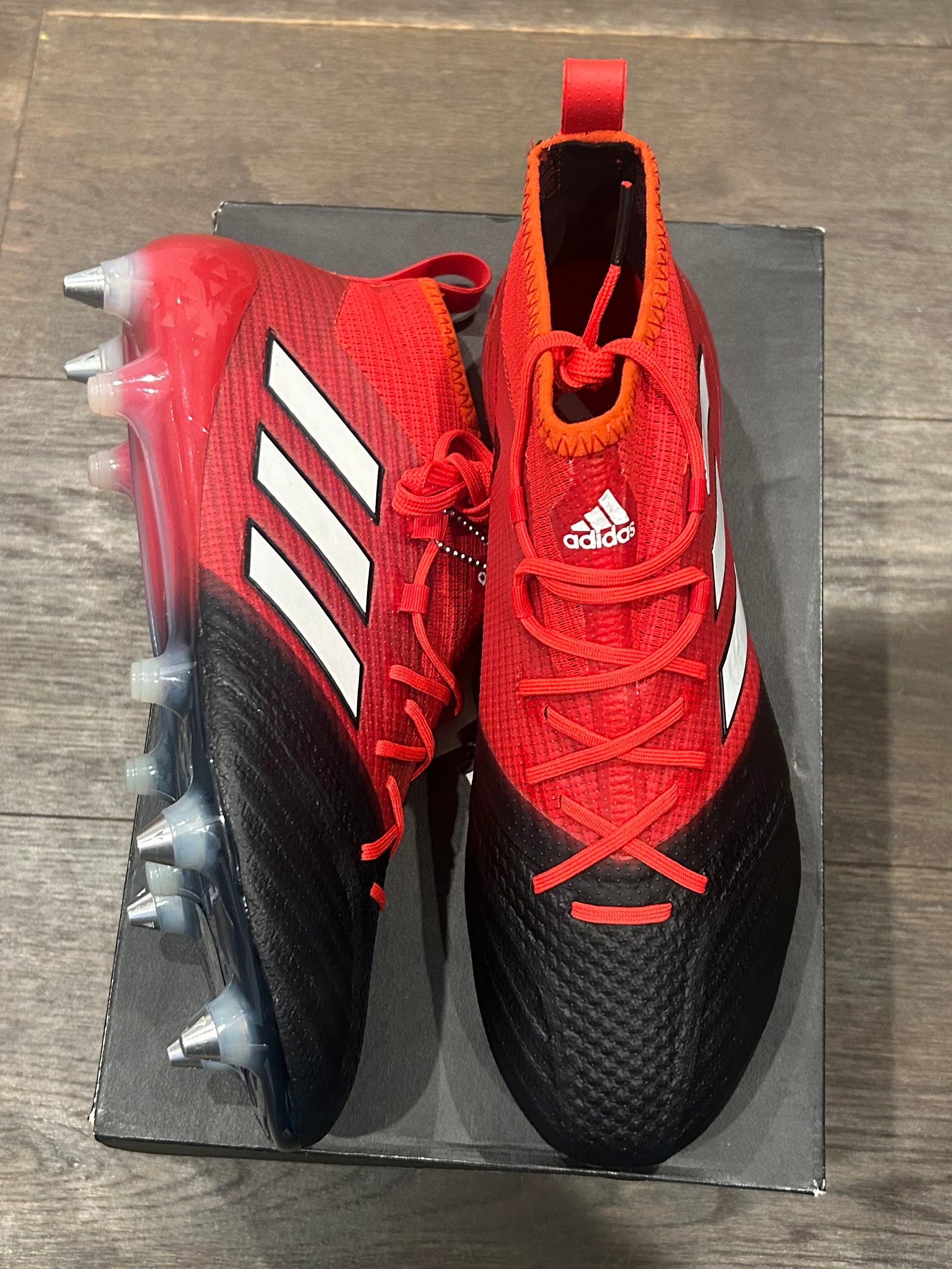 (SIZE US 8.5) ULTRA RARE – POGBA EDITION – ADIDAS ACE 17.1 PRIMEKNIT SG – US 8.5  LIMITED RELEASE – ALMOST IMPOSSIBLE TO FIND DEADSTOCK
