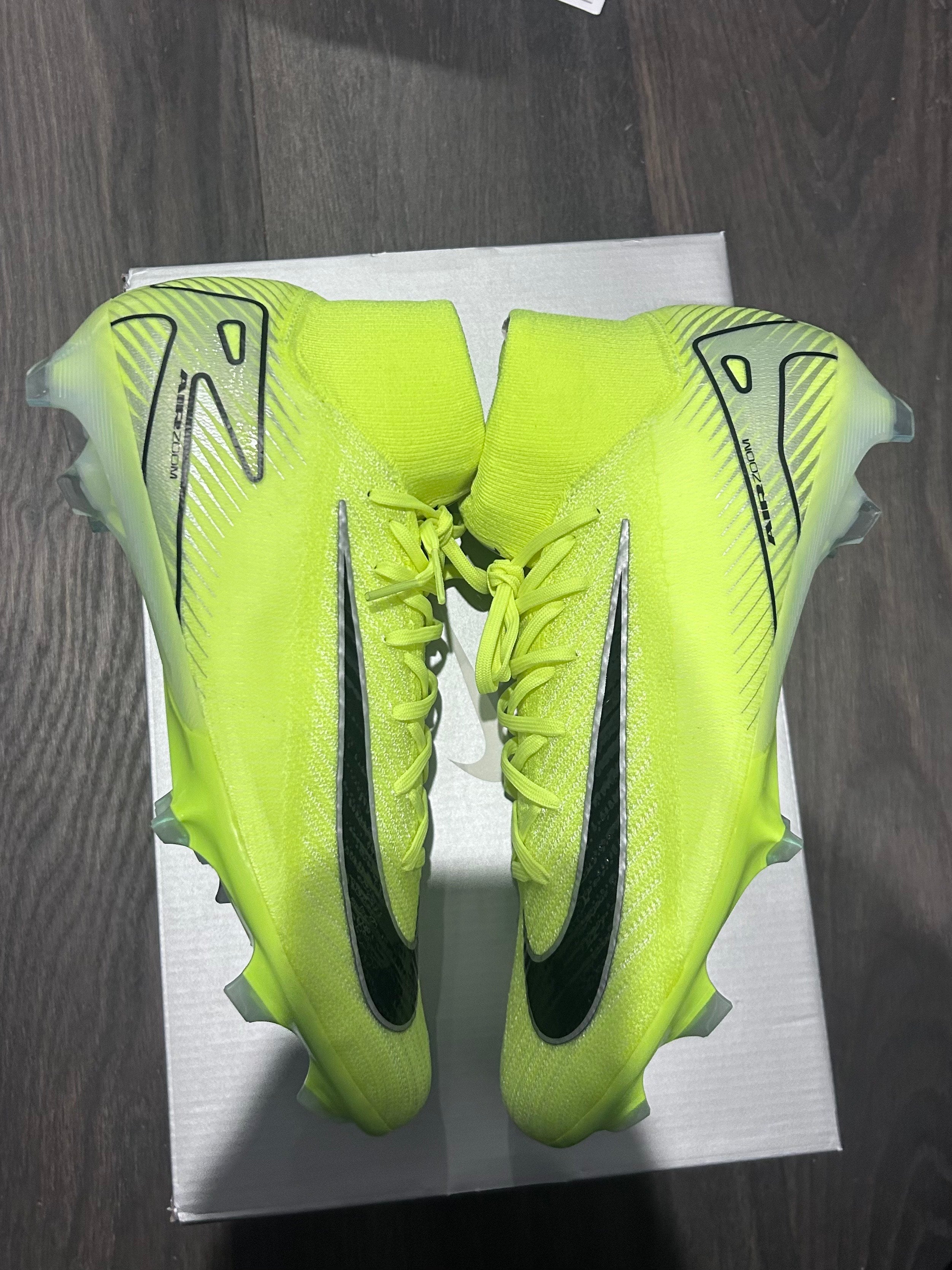 (SIZE US 10) Nike Air Zoom Mercurial Superfly 9 Elite FG – Volt/Black