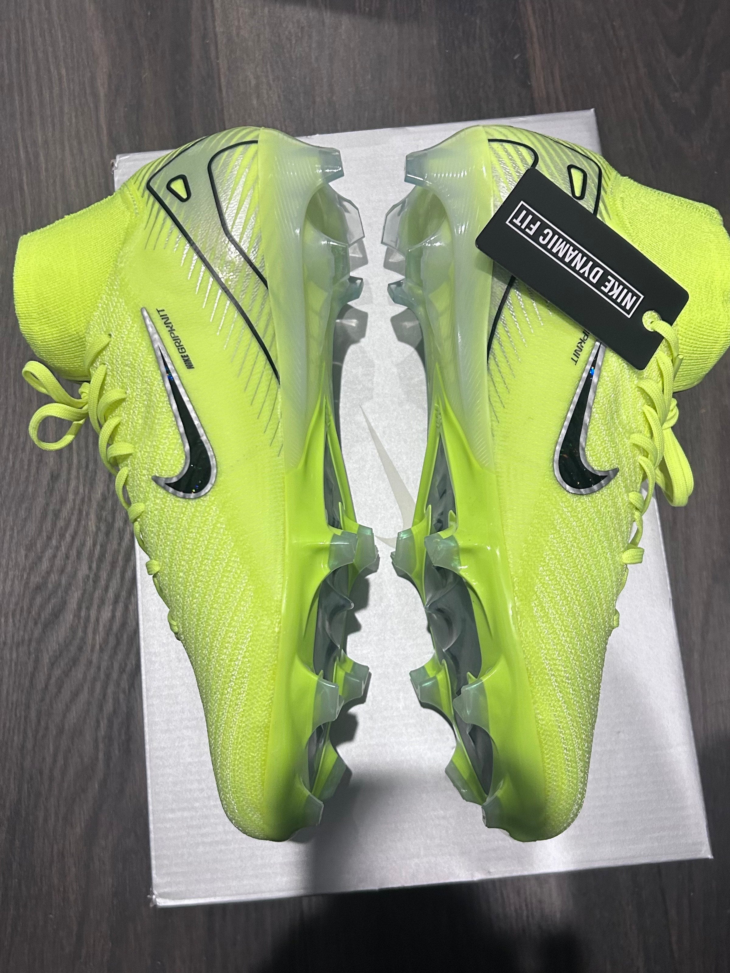 (SIZE US 10) Nike Air Zoom Mercurial Superfly 9 Elite FG – Volt/Black