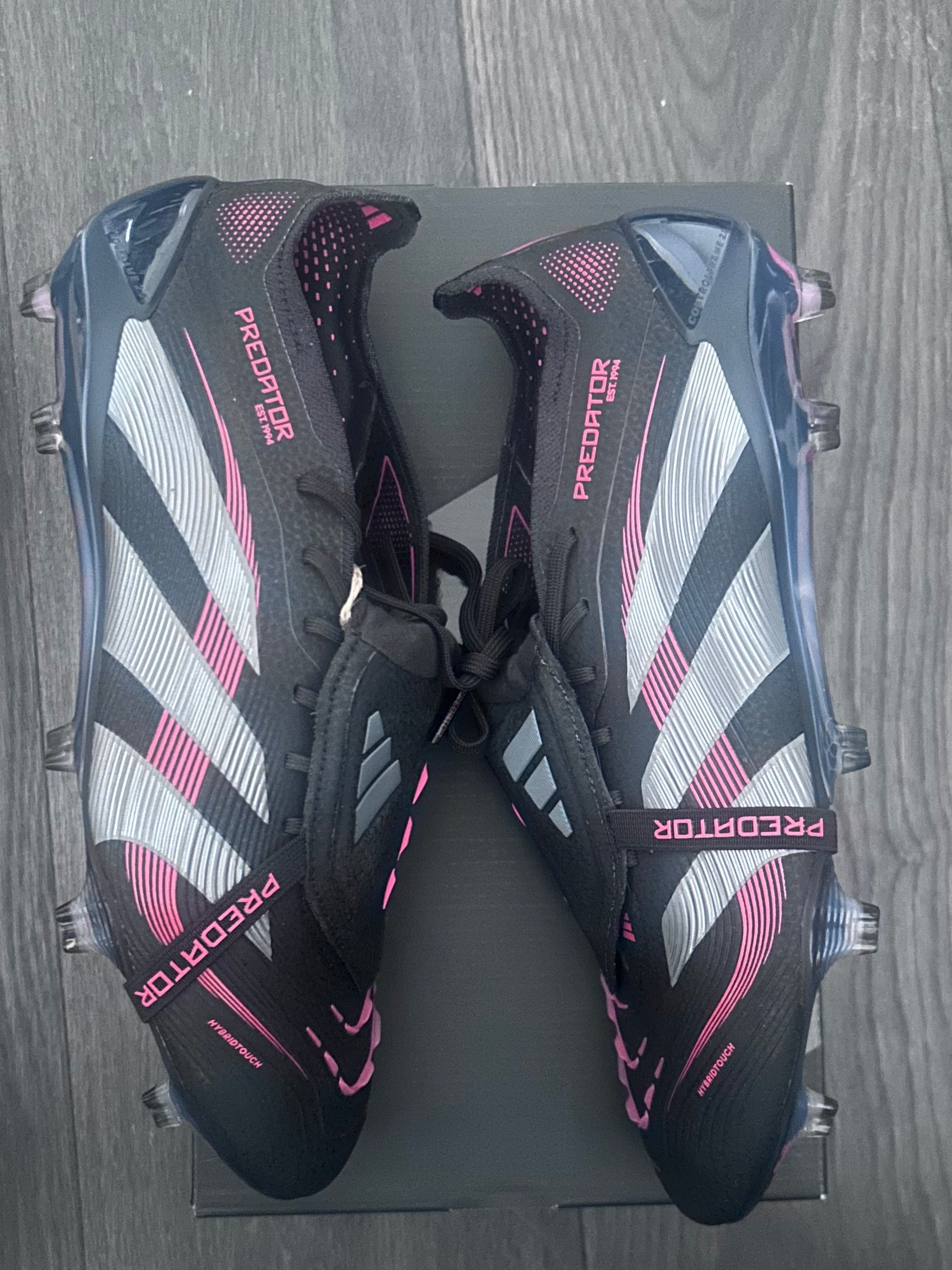 ( US 10) Adidas Predator Elite Fold-Over Tongue Firm Ground Boots