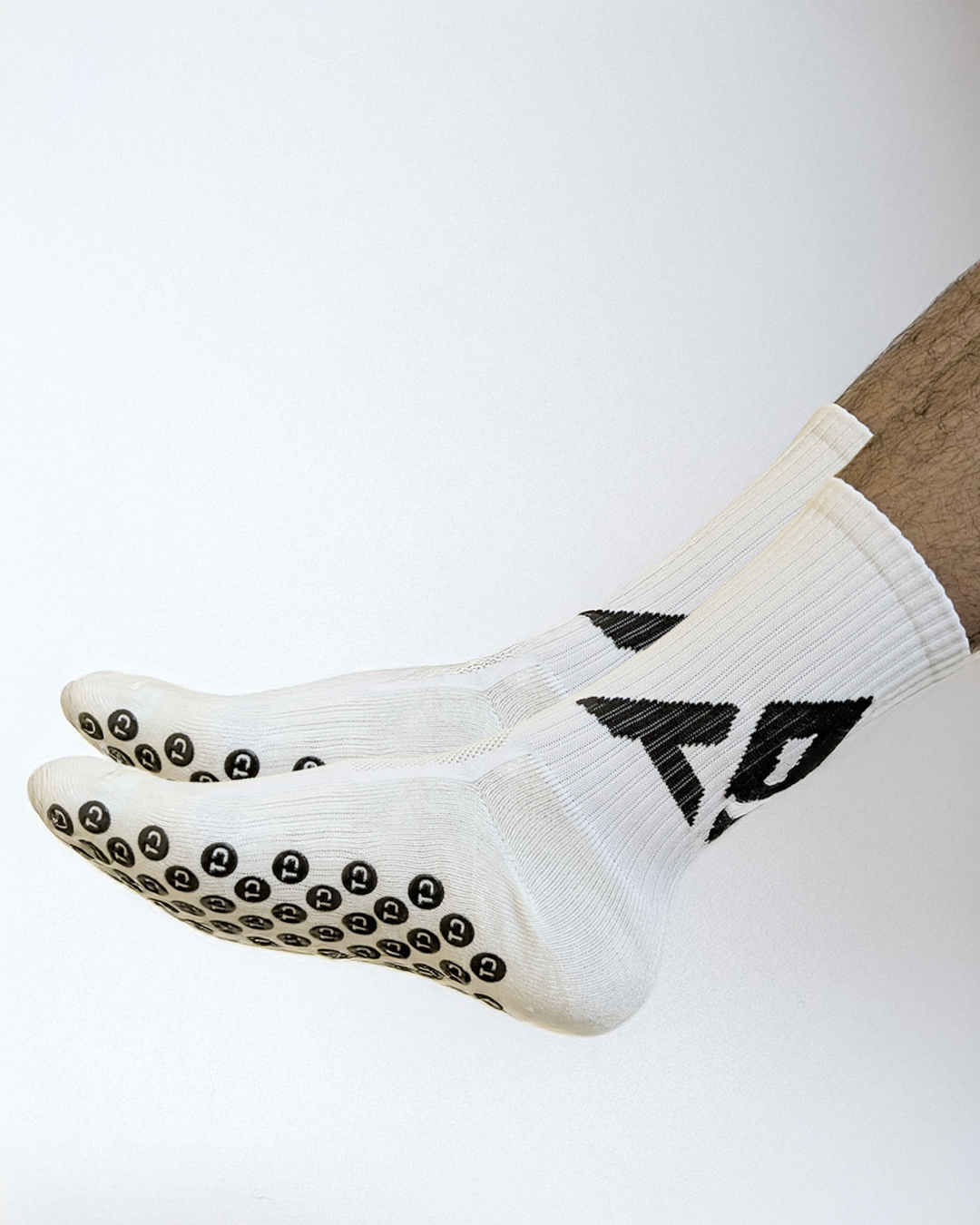 White Grip Socks